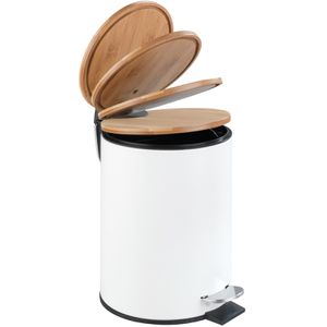 Produktbild für Mülleimer Wenko Tortona Easy-Close, weiß