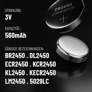 Produktbild für Knopfzelle Absina CR2450