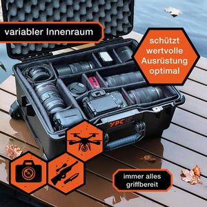Produktbild für Transportkoffer YPC Xplorer Case XXL, abschließbar, Kunststoff