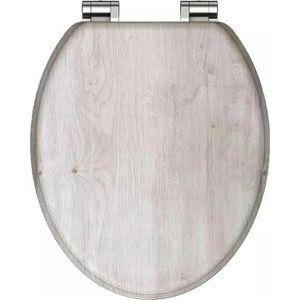 WC-Sitz Schütte Light Wood 80192, oval, aus Holz