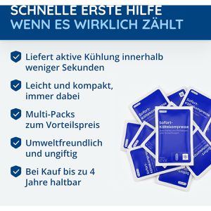 Produktbild für Kühlkompresse Flexeo 10 Stück