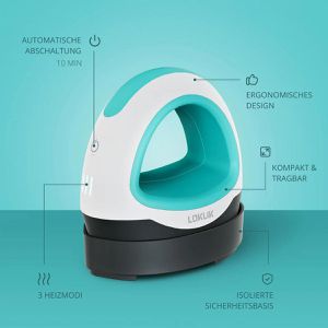 Produktbild für Transferpresse LOKLiK Mini Heat Press, türkis