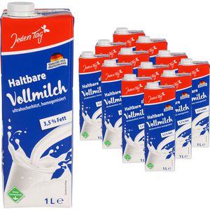 Produktbild für Milch JedenTag fettarme H-Vollmilch, Fettgehalt 3,5%