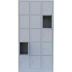 Produktbild für Schließfachschrank ClassiX X-520530, lichtgrau