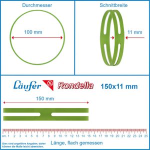 Produktbild für Kreuzbänder Läufer Rondella X-Band, 59079