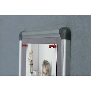 Produktbild für Pinnwand Böttcher-AG grau