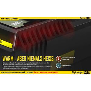 Produktbild für Akku-Ladegerät Nitecore Digicharger D2