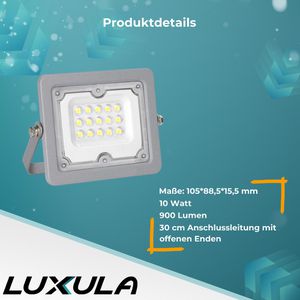 Produktbild für LED-Außenstrahler Luxula LX400230, IP65 wasserdicht