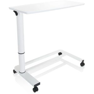 Beistelltisch hJh-OFFICE Stand II 830054, weiß, Holz / Metall