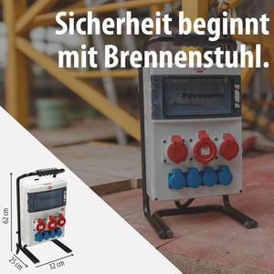 Produktbild für CEE-Stromverteiler Brennenstuhl BSV 4, mobil, für außen