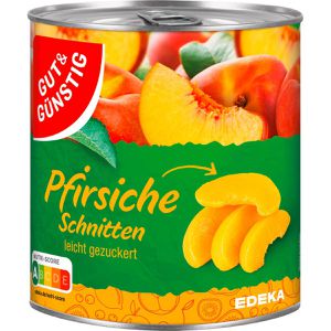 Obstkonserve Gut&Günstig Pfirsiche