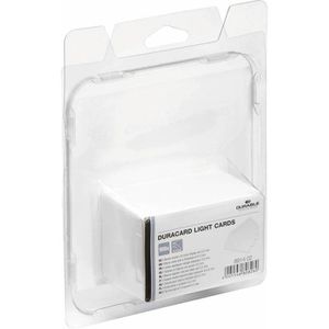 Produktbild für Plastikkarten Durable Duracard Light, blanko, weiß glänzend