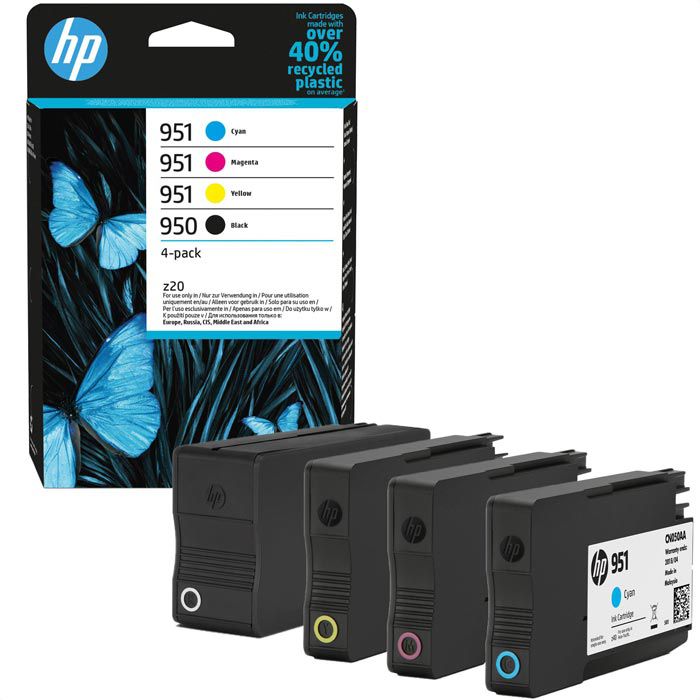 Hp Tinte 950 951 Multipack 6zc65ae Schwarz Cyan Magenta Gelb