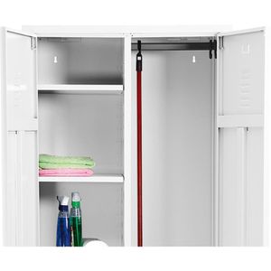 Produktbild für Mehrzweckschrank G-Office CLC/HD.1880, abschließbar, weiß