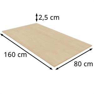 Tischplatte Bisley DT251608014