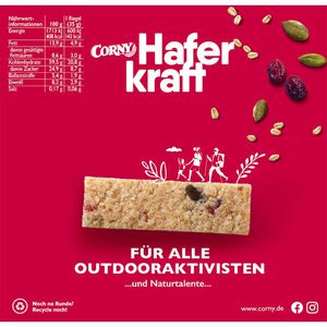 Produktbild für Müsliriegel Corny Haferkraft Cranberry-Kürbiskern