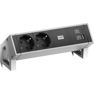 Tischsteckdose Bachmann Desk 2, mit 0,2m Kabel