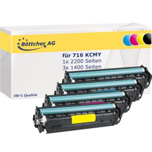 Toner Böttcher-AG für Canon 716 KCMY Multipack