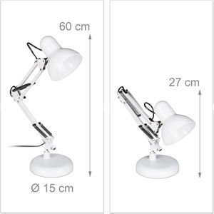 Produktbild für Schreibtischlampe Relaxdays mit E27-Fassung