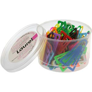 Produktbild für Büroklammern Laurel 1313-98, Plastiklips, 60mm