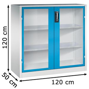 Produktbild für Werkzeugschrank CP-Möbel 8531-055, aus Metall, grau / blau