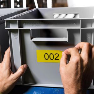 Produktbild für Folienetiketten Zweckform L6105-20, gelb matt