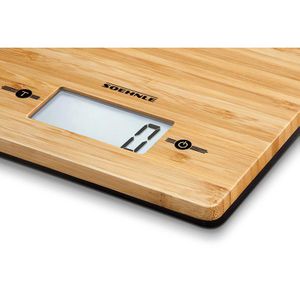 Produktbild für Küchenwaage Soehnle Bamboo, Tara-Funktion, Teilung 1 g