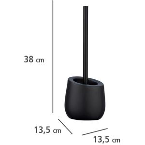 Produktbild für WC-Bürste Wenko Badi, schwarz