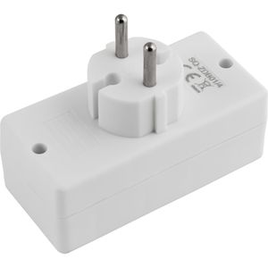 Produktbild für Steckdosenadapter McPower weiß