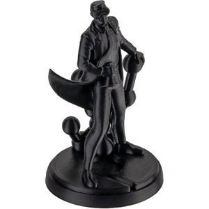 Produktbild für Filament Polymaker PolyLite, ABS, schwarz