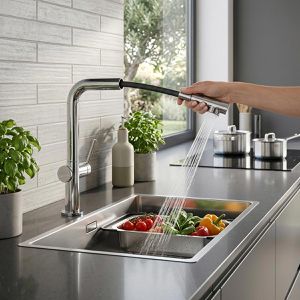 Produktbild für Küchenarmatur hansgrohe Talis M54, chrom