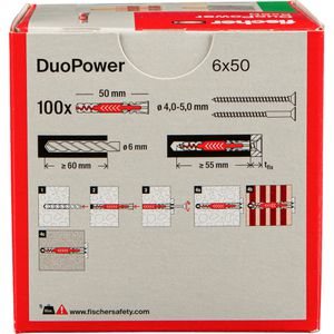 Produktbild für Dübel Fischer 538250, DuoPower 2 Komponenten-Dübel