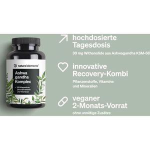 Produktbild für Ashwagandha natural-elements Komplex 120 Kapseln