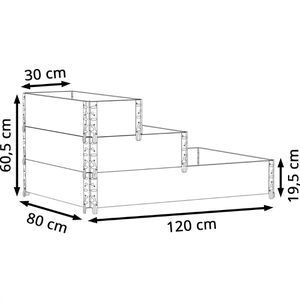 Produktbild für Palettenaufsatz vidaXL 4010312, braun, Holz