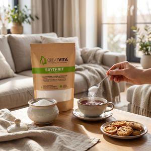 Produktbild für Zucker GreatVita Erythrit, weißer Zucker
