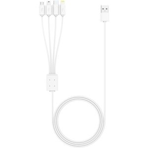 Produktbild für Ladekabel XLayer 214252 4-in-1 Octopus, weiß, 1,5m