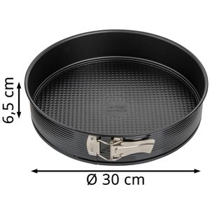 Produktbild für Backform Zenker Black Metallic 6505, mit Flachboden, aus Stahl