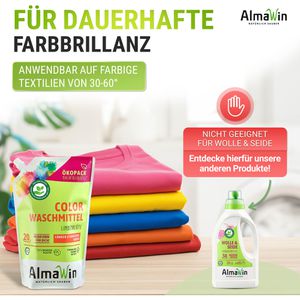 Produktbild für Waschmittel AlmaWin Colorwaschmittel Lindenblüten