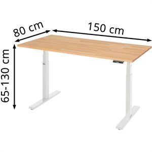 Produktbild für Schreibtisch Rau adlatus 100, buche / lichtgrau