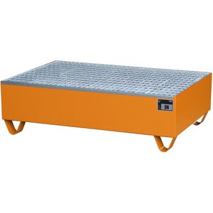 Auffangwanne BAUER 2018, orange, aus Stahl