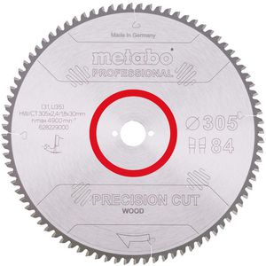 Kreissägeblatt Metabo Precision Cut Wood 628229000