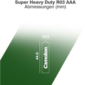 Produktbild für Batterien Camelion Super Heavy Duty, Zink-Kohle