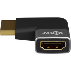 Produktbild für HDMI-Adapter Goobay 72010, 90 Grad gewinkelt, seltich