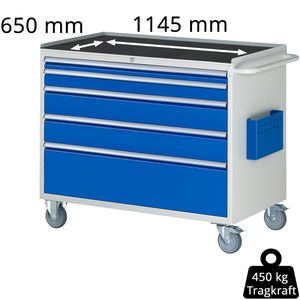 Produktbild für Werkstattwagen Rau Serie 7000, Tragkraft 450 kg