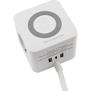Produktbild für Steckdosenwürfel McPower BW-03, weiß