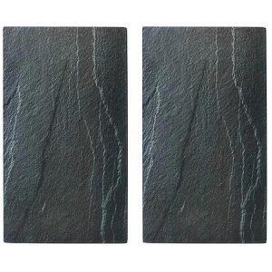 Produktbild für Herdabdeckplatte Zeller Schieferoptik, aus Sicherheitsglas