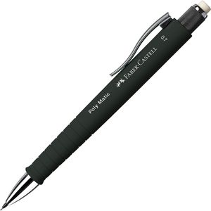 Druckbleistift Faber-Castell Poly Matic, schwarz, Kunststoff