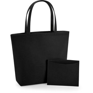 Produktbild für Einkaufstasche BagBase BG721, schwarz, mit Zubehörtasche
