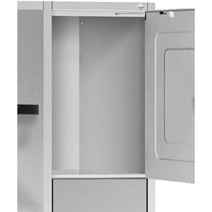 Produktbild für Schließfachschrank CP-Möbel Serie 8070, lichtgrau
