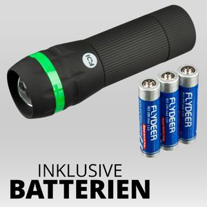 Produktbild für Taschenlampe Böttcher-AG Zoom 1W LED, Premium, mit Batterie